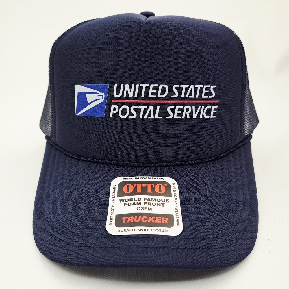 Postal Carrier Postman Post Office Hat Cap Vintage Fosm Trucker Mesh Snapback…